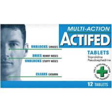 Multi-Action Actifed Tablets 12s
