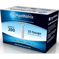 AgaMatrix Ultra-Thin Lancets 33G 200s