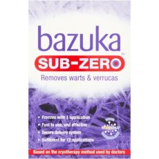 Bazuka Sub-Zero Freeze Treatment