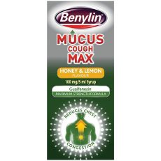 Benylin Mucus Cough Max Honey & Lemon Flavour Syrup 150ml