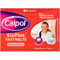 Calpol Six Plus Fastmelts 12s