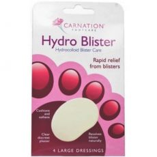 Carnation Footcare Hydro Blister Large Dressings 4s
