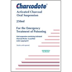 Charcodote Activated Charcoal Oral Suspension 250ml