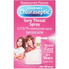 Children's Chloraseptic Blackcurrant Flavour Sore Throat Spray 15ml