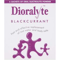 Dioralyte Blackcurrant 6 sachets