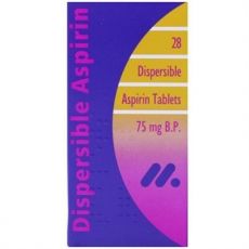 Dispersible Aspirin 75mg Tablets 28s