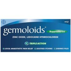 Germoloids Suppositories 12s