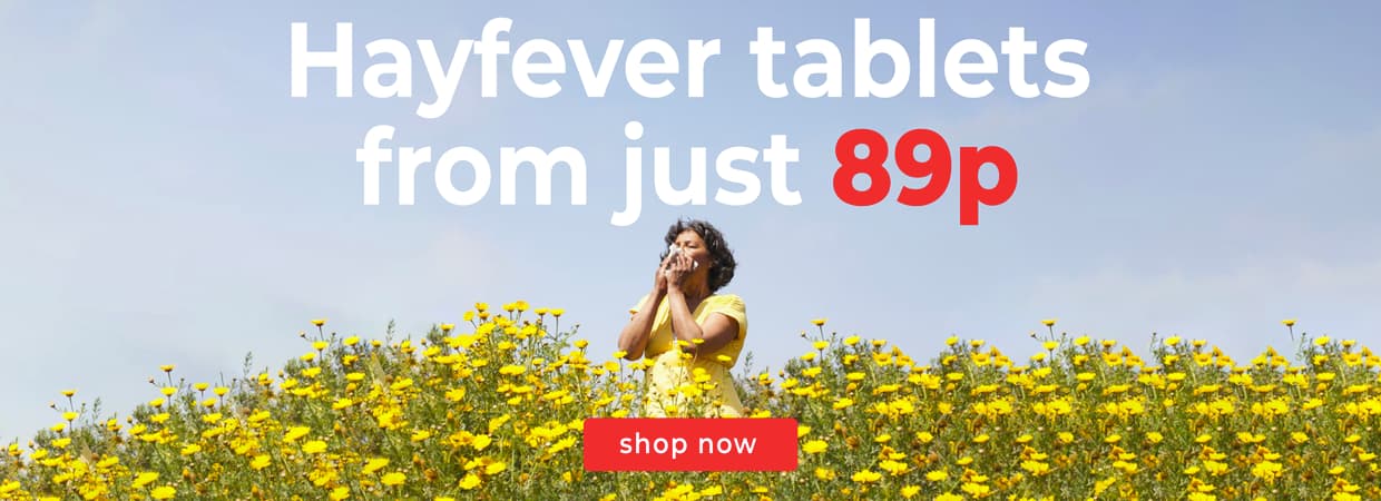 Hayfever Tablets from just 89p
