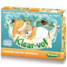 Klear-Vol Essential Oils for Inhalation Capsules 10s