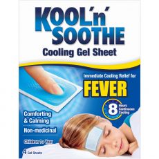 Kool 'n' Soothe Fever Soft Gel Sheets 4s
