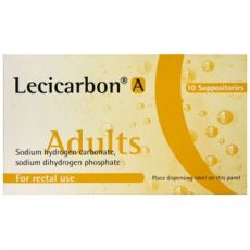 Lecicarbon A Suppositories 10s
