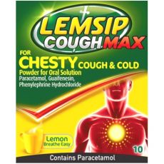 Lemsip Cough Max for Chesty Cough & Cold Sachets 10s