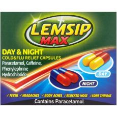 Lemsip Max Day & Night Cold & Flu Relief Capsules 24s
