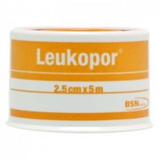 Leukopor Surgical Adhesive Tape 2.5cm x 5m