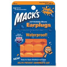 Mack's Soft Moldable Silicone Ear Plugs Kids Size - 6 Pairs