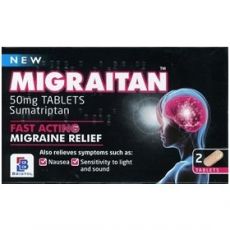 Migraitan 50mg Tablets 2s