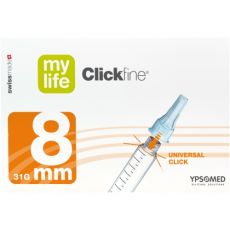 mylife Clickfine 8mm Pen Needles 100s