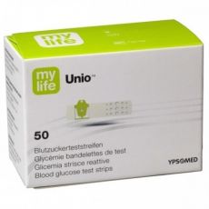 mylife Unio Blood Glucose Test Strips 50s
