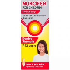 Nurofen for Children 200mg/5ml Oral Solution 100ml (Orange or Strawberry)