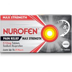 Nurofen Pain Relief Max Strength 512mg Tablets 24s