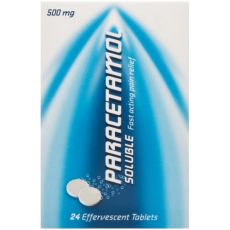 Paracetamol 500mg Soluble Tablets 24s