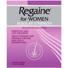 Regaine For Women Regular Strength Scalp Solution - 1 Month's Supply