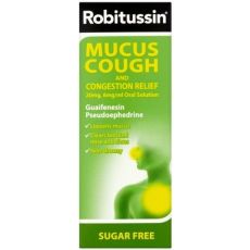 Robitussin Mucus Cough and Congestion Relief Oral Solution 100ml