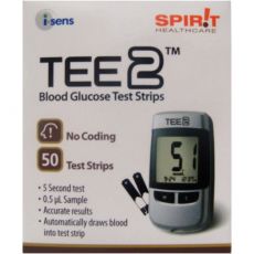 TEE2 Blood Glucose Test Strips 50s